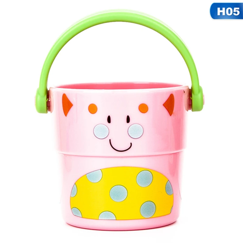 H05 Детские игрушки для душа и ванны для купания, ведро для купания, распылительный инструмент, милый поток, чашка, стиль, детский магнитный алфавит - Цвет: H05