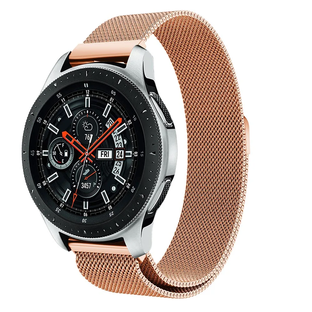 Новинка 22 мм Замена для Samsung Galaxy Watch 46 Миланская Петля из нержавеющей стали