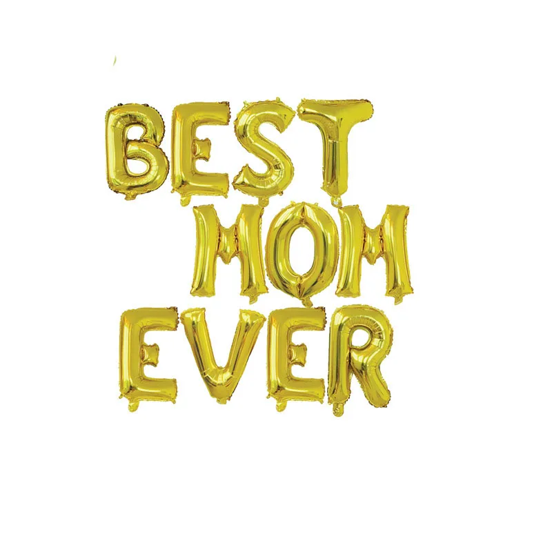 Вечерние воздушные шары с надписью Mother day 16 дюймов цвета розового золота фольгой