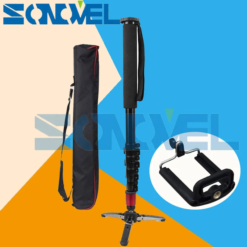 Монопод для видеокамеры монопод с защелкой и 3 ножками штатив canon nikon sony Pentax DSLR camera