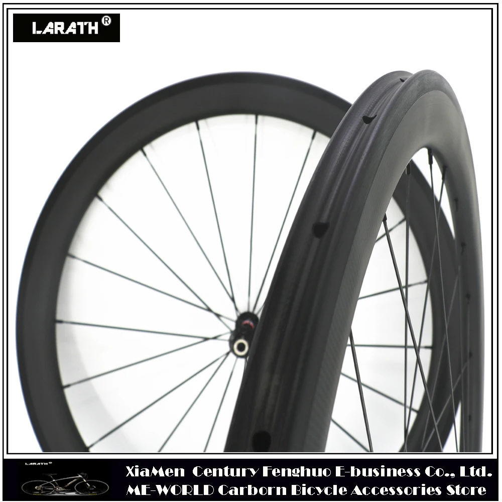 60 мм Углеродные колеса U-образной формы 25 ширина 700c клинчерные трубчатые