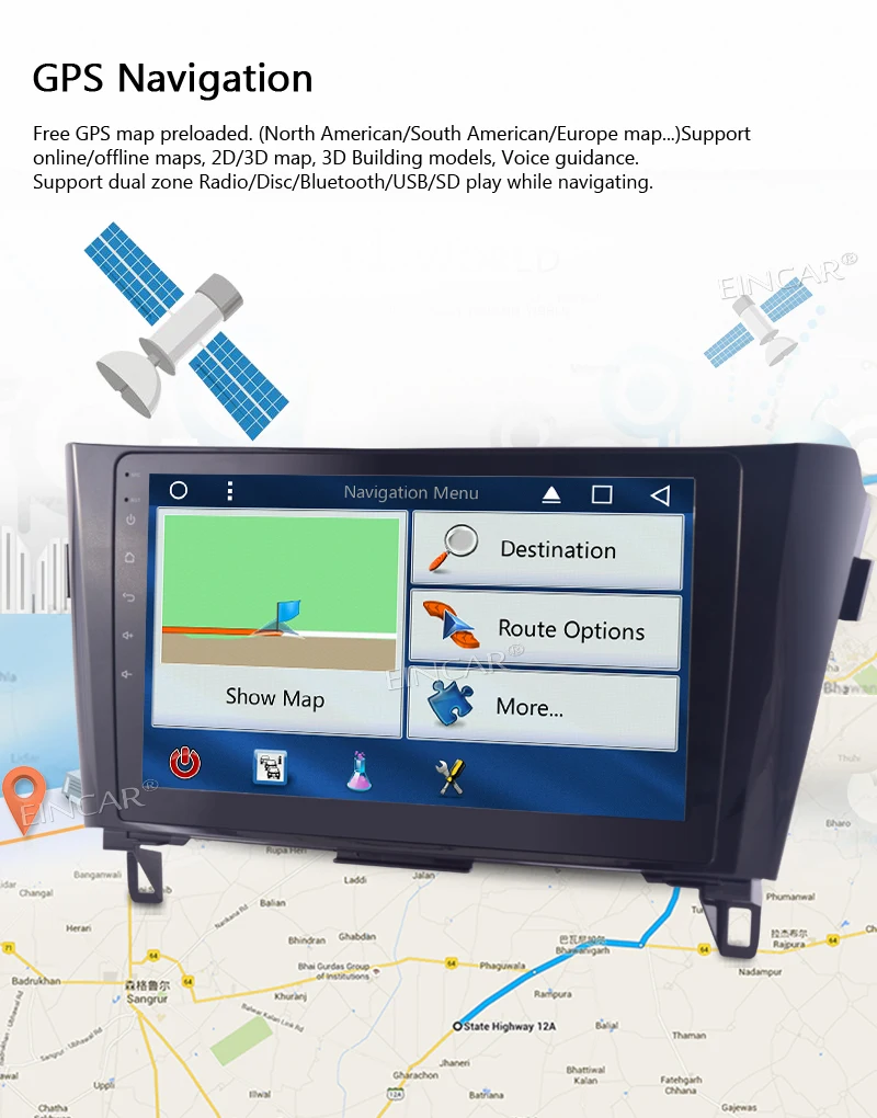 Автомобильный Радио gps навигатор Android 7 1 автомобильный стерео 10 дюймовый