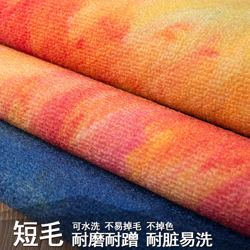 Modern personal oil painting impression kitchen long home bed hallway carpet floor mat anti-skid foot rug washable | Дом и сад