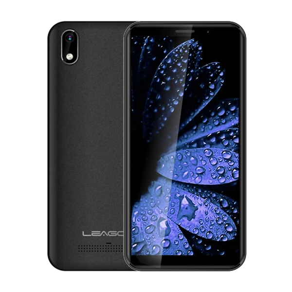 BLACK LEAGOO Z10 Android мобильный телефон 5," 18:9 дисплей 1 ГБ ОЗУ 8 Гб ПЗУ MT6580M четырехъядерный 2000 мАч 5MP камера 3g смартфон - Цвет: BLACK