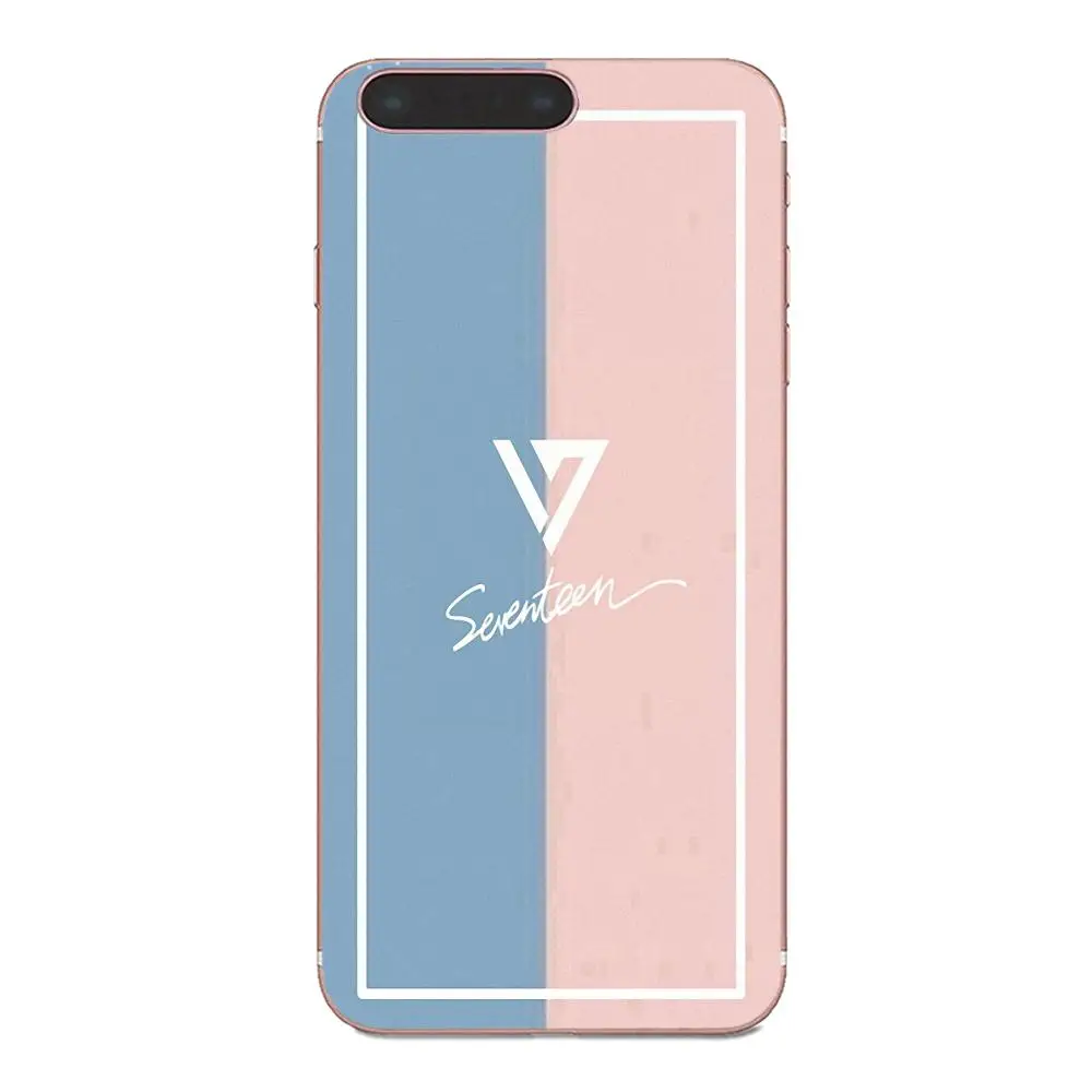 ТПУ Новый стиль уникальный Kpop Seventeen для Huawei P7 Honor 4C 5A 5C 5X 6 6C 6A 6X 7 7X 8 9 V8 V10 Y3II Y5II Y6II G8 Play