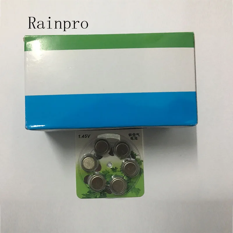 Rainpro 12 шт./лот A675P 675 PR44P цинковая воздушная батарея для кохлеарного имплантата слухового аппарата цинковая воздушная батарея