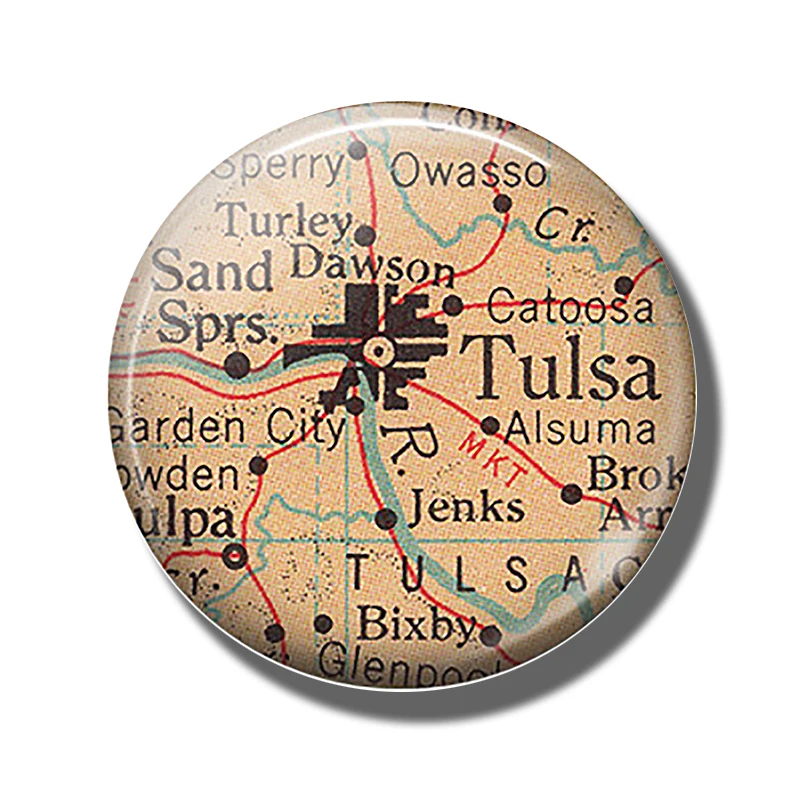 Наклейки на холодильник, карта, Декор, Sequoia Tulsa Oklahoma Honduras Tacoma, Мадрид, Делавэр, Мексика, Луизиана, Барселона, магниты на холодильник