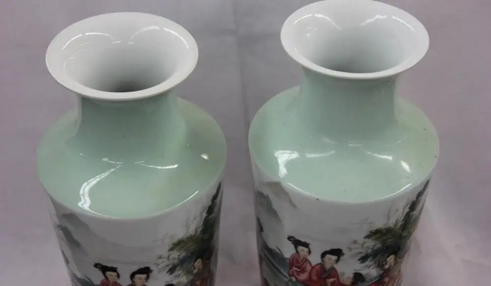 WBY 18 дворцовых полихромов wucai цвет фарфора дамы Рисование поле горничной кувшин