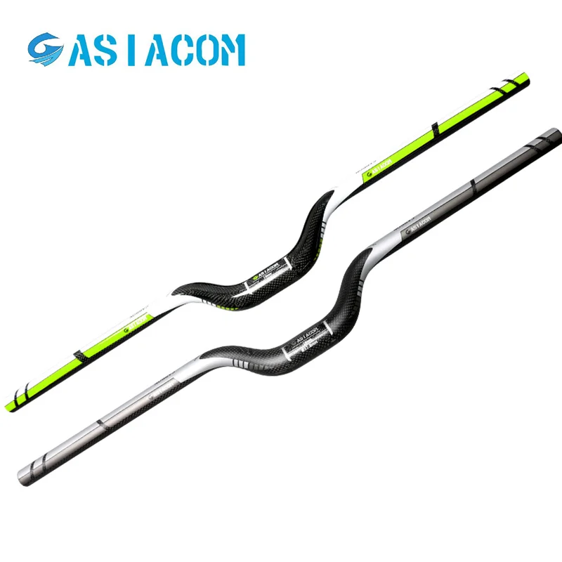 2018 год ASIACOM 3K полностью карбоновый руль для горного велосипеда 31 8*600 740 мм складной