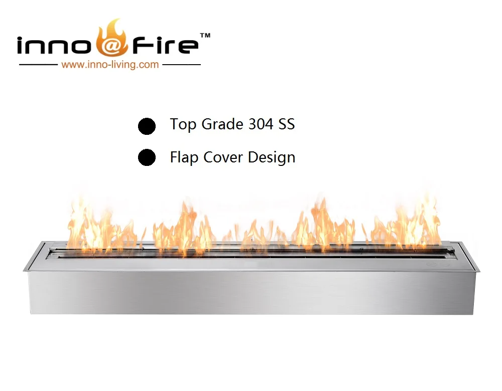 

Inno Живой огонь 48 дюймов из нержавеющей стали firpelace горелка биоэтанол