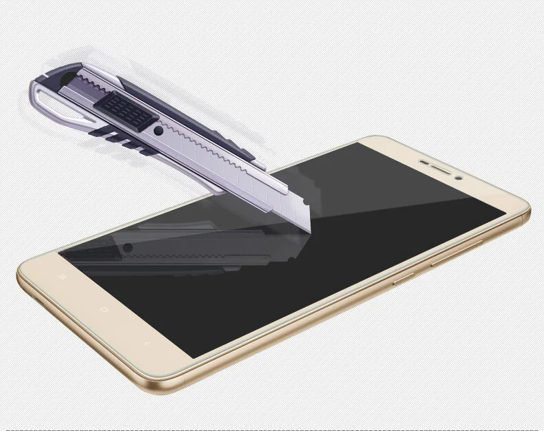 2 piezas de vidrio Protector de pantalla Xiaomi Redmi 3s vidrio templado para Xiaomi Redmi 3s vidrio Anti-rasgu&ntilde;o pel&iacute;cula Redmi 3 WolfRule [-1
