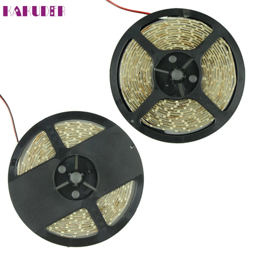 Высокое качество магазина Voberry 5 м 300 LED 12В гибкая лента 3528 SMD Светодиодная IP65 класс