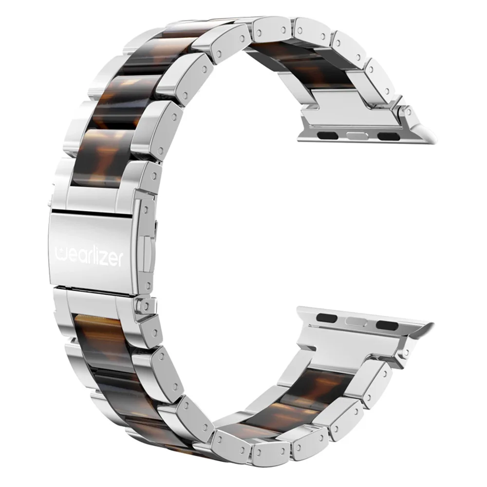 SilverTor Ремешок Wearlizer для Apple Watch 38 мм 40 мм 42 мм 44 мм iWatch металлический сменный ремешок из нержавеющей стали для Apple Watch Series 5 4 3 2 1 - Цвет ремешка: SilverTor