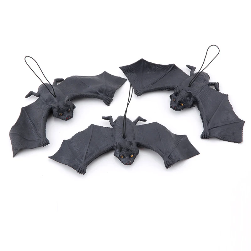 

Simulation Bat Artificial Funny Pendant Rubber For Halloween Haunted House Fool's Day AN88
