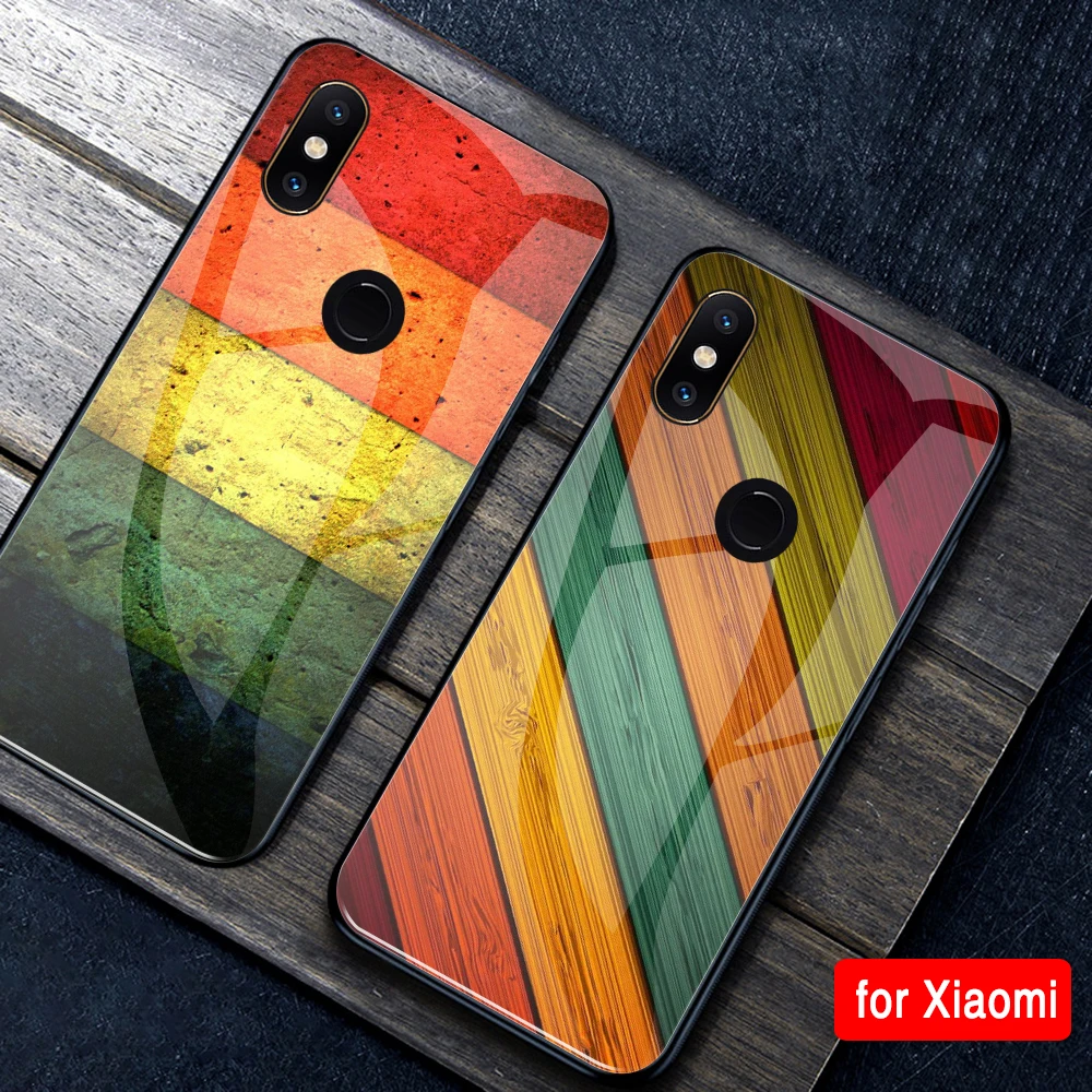 Чехол Finder для Xiaomi mi x 2s Чехол из закаленного стекла твердая задняя крышка красочные полосы для Xiaomi mi 8 9 SE lite mi x 2 2s 3 Max 3