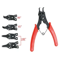 good quality four in one multifunction circlip pliers pliers snap ring pliers pliers card straight outside