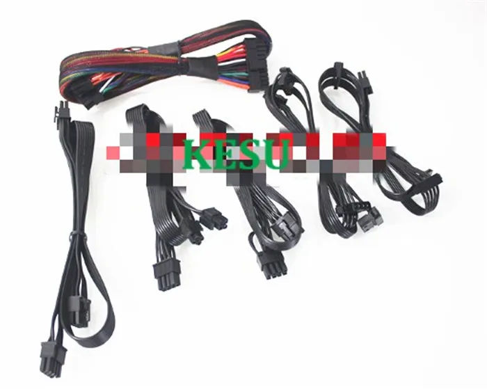 Модульный блок питания ATX 24pin /PCI E 8pin(6 + 2) /ЦП 8pin /SATA 15pin /IDE 4pin для серий Seasonic KM3 XP2 XM2