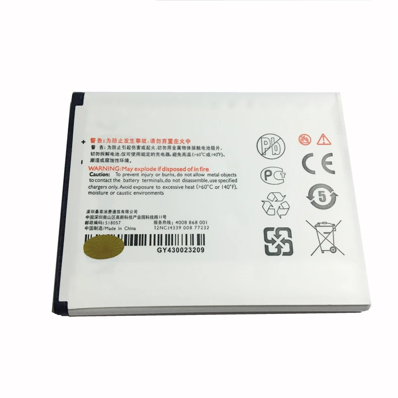 MaleCrane смартфон Батарея 3300 мАч AB3300BWMC для PHILIPS Xenium W8555 W8560 CTW8560 CTW8555|Аккумуляторы