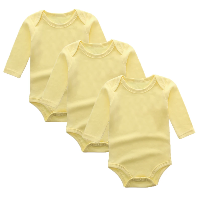 3 шт./лот детские комбинезоны осенняя одежда для маленьких мальчиков хлопковая