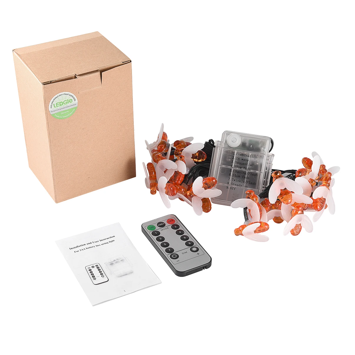 Светодиодный светильник-гирлянда GLE водонепроницаемый светильник для патио