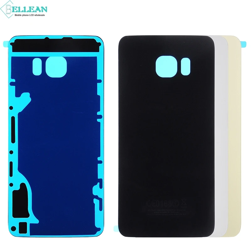 10 шт. чехол для Samsung Galaxy S6 Edge Plus G928 задняя крышка батареи стеклянный корпус