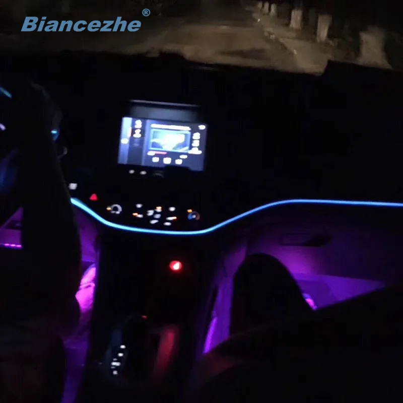 RGB-лампы для салона автомобиля с пультом дистанционного управления 6 метров |