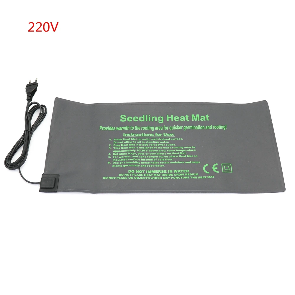 52x24 см теплый коврик для рассады из ПВХ теплая гидропонная грелка проращивания
