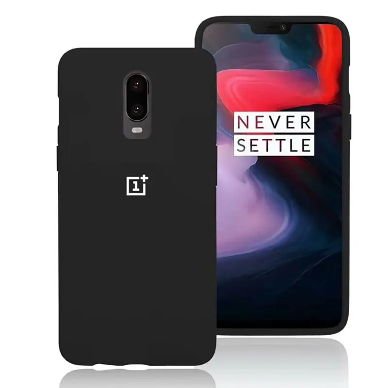 Чехол Oneplus 6/6T из жидкого силикона и ТПУ защитный чехол для 7 7T Pro 8 8P Официальный
