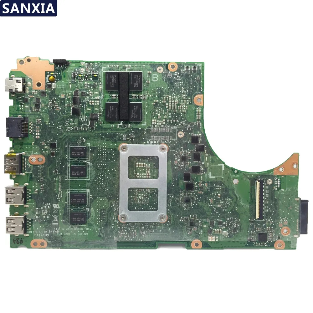 Материнская плата KEFU S451LN для ноутбука ASUS S451 S451L V451 V451L S451LB протестированная