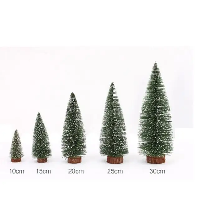 30CM Мини-елка палка белый кедр Настольный маленький Рождественский TreeDecoration принадлежности ree маленькая сосновая елка#3 - Цвет: 30CM