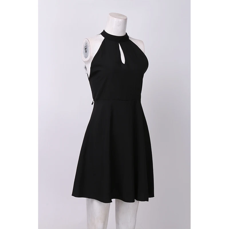 Кружевное мини-платье без рукавов вечерние платья с открытой спиной и