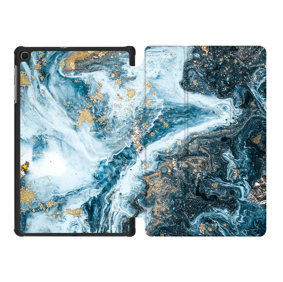 SS04 Чехол MTT для samsung Galaxy Tab A, 10,1 дюймов, SM-T510, T515, с мраморным принтом, тонкий, из искусственной кожи, откидной, откидной, с подставкой, чехол для планшета - Цвет: SS04