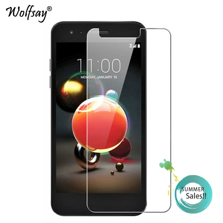 2 шт стекло для LG K8 2018 защита экрана закаленное K9 защитная пленка Wolfsay 5 0
