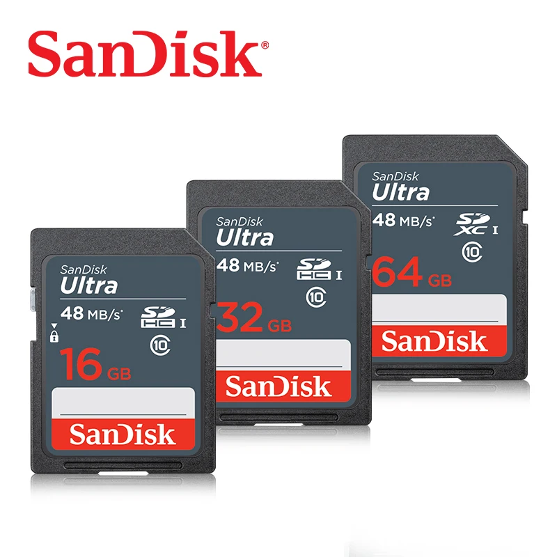 SanDisk карта памяти Sd класс 10 16 ГБ 32 64 ГБ|Карты памяти| |