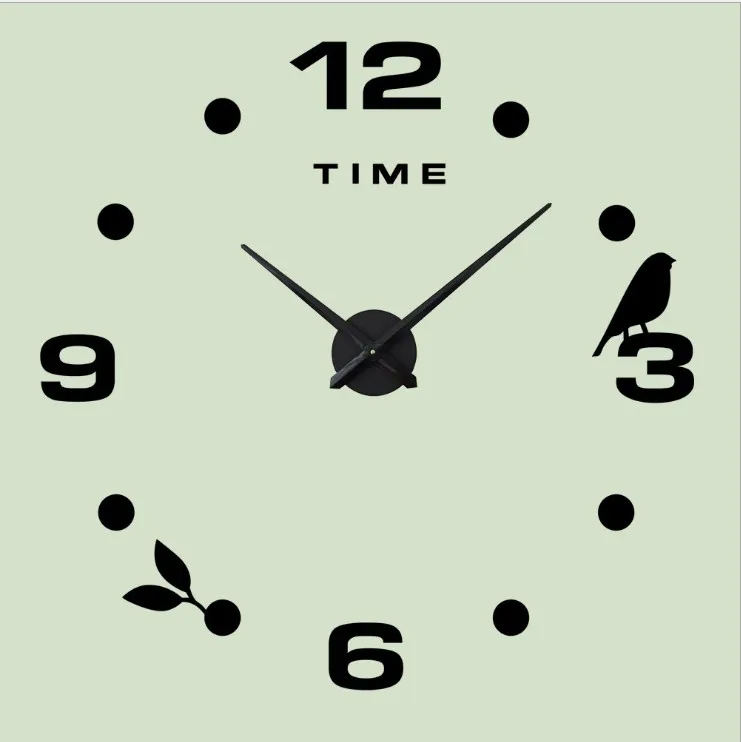 2018 новые часы настенные Horloge 3d Diy акриловые зеркальные наклейки украшение дома