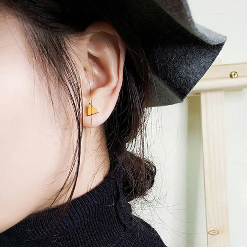 3 пары маленькие черные металлические серьги-гвоздики ASOS для женщин заявление