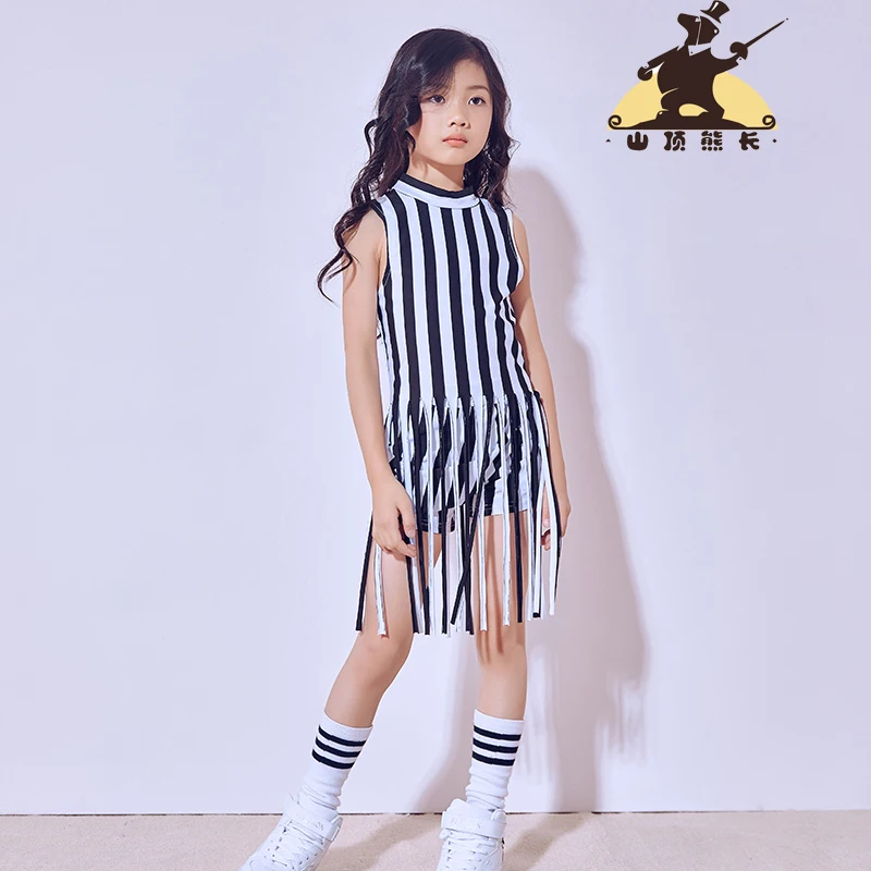 Новая модель корейский стиль Детская танцевальная одежда в стиле хип-хоп