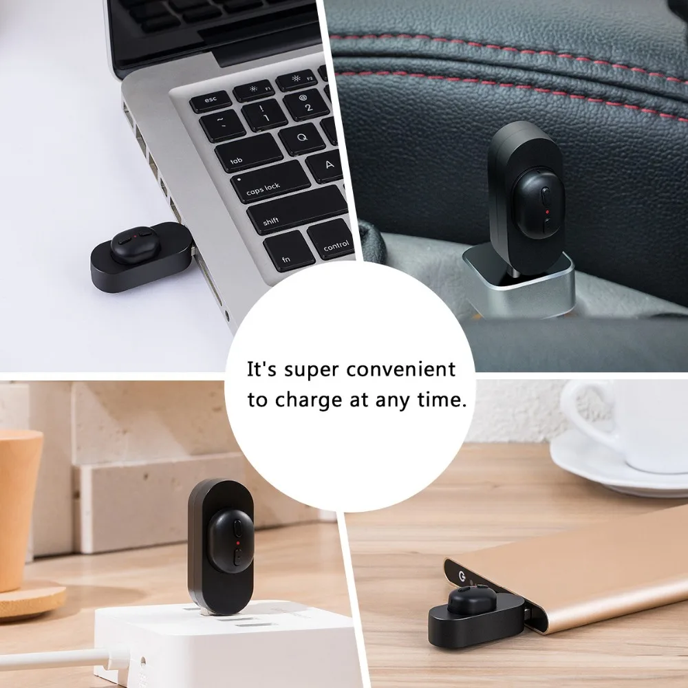 FELYBY Bluetooth 5 0 беспроводные наушники Мини гарнитура стерео USB зарядка для смартфона