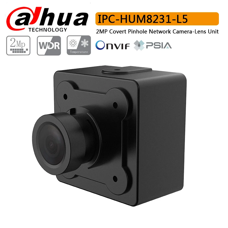 Оригинал Dahua HUM8231 L5 2MP тайное Пинхол сети Камера объектив с 2 мегапикселя