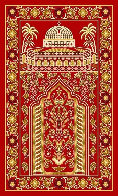 100% нейлон турецкий Молитвенный ковер для людей Ближнего Востока красный