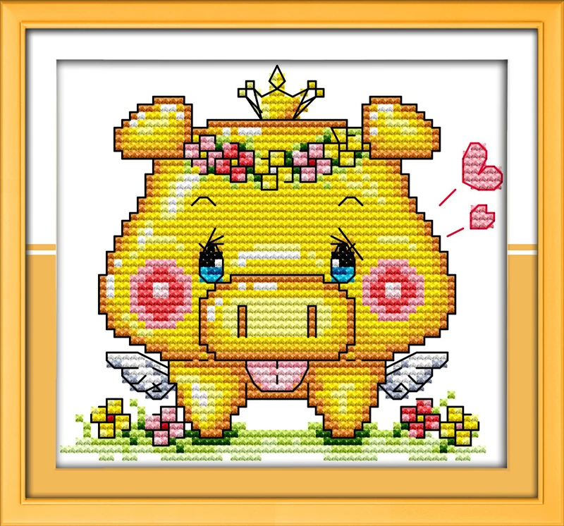 Good dream pig (2) cross stitch kit 14ct 11ct count print canvas stitches embroidery DIY handmade needlework plus
Good dream pig (2) cross stitch kit 14ct 11ct count print canvas stitches embroidery DIY handmade needlework plus