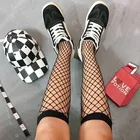 Носки женские, летние, черные, дышащие, в сетку, 1 пара = 2 шт., tt099, носки в сетку