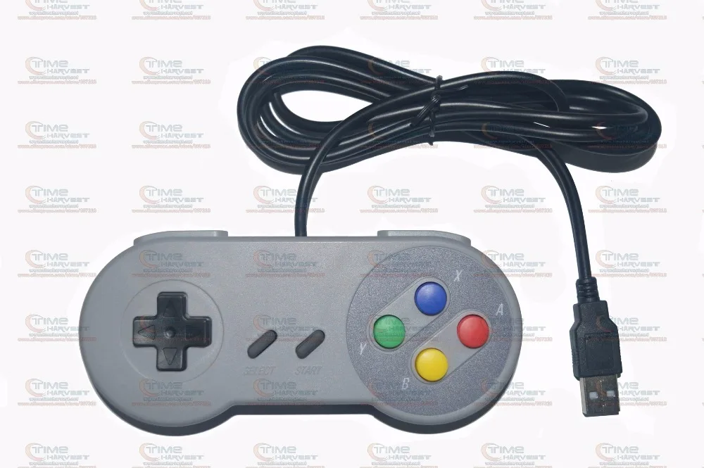 2 шт. популярный USB джойстик Проводной геймпад для SNES SFC PC MAC новый классический
