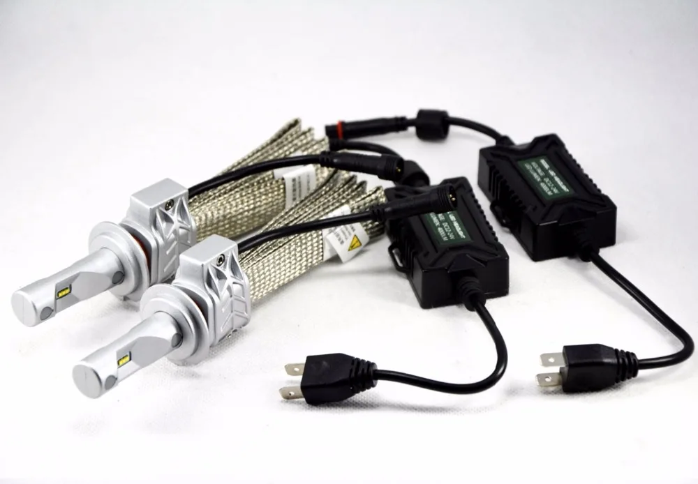 1 комплект H7 50 Вт 8000лм 5S светодиодный комплект фар LUMI светодиодный luxion ZES 12SMD чипы безвентиляторные 6500K Противотуманные фары для вождения H4 H11 9005