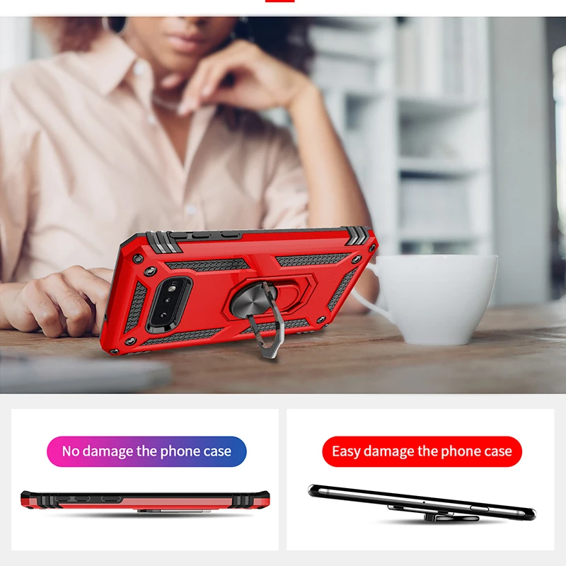 Для Samsung Note10 Plus S10e S10 S9 S8 Note9 8 A20 A30 A40 A50 A70 M10 M20 M30 A60 A80 чехол с магнитной подставкой