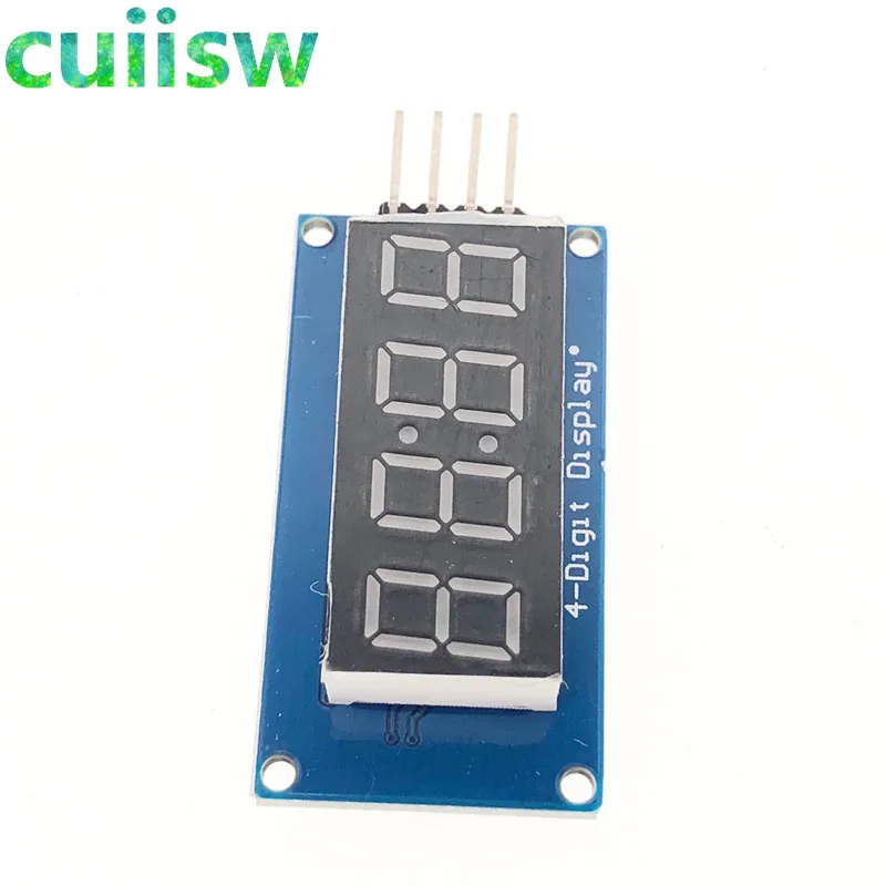 5 шт. TM1637 светодиодный модуль дисплея для Arduino 7 сегментов 4 бит 0 36 дюйма часы