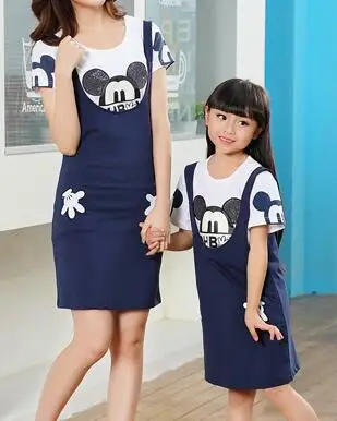 Лидер продаж 2018 новые летние платья для папы сына матери дочери семейный костюм с