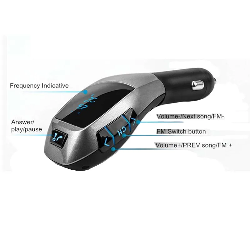 Новый Bluetooth Автомобильный fm передатчик модулятор mp3 плеер беспроводной громкой