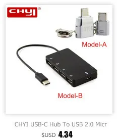 Usb-концентратор 3,0 Алюминий сплава USB разветвитель с SD/TF устройство для чтения карт 4 Порты usb-концентратор, адаптер с кабель usb-c/HDMI для MacBook Pro компьютерные аксессуары