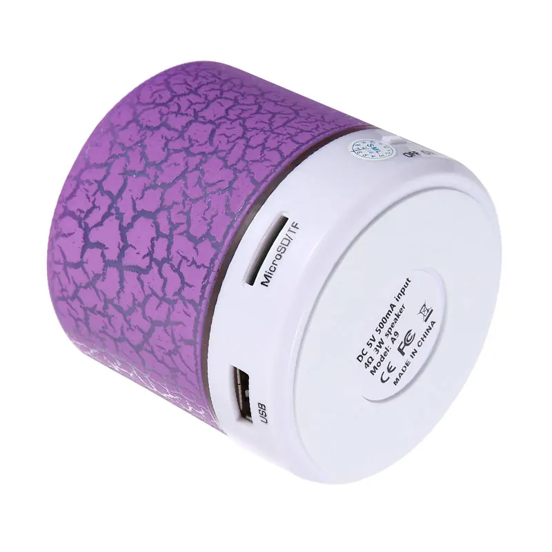 Портативный Мини Bluetooth динамик s беспроводной Hands Free светодиодный динамик TF USB FM звук музыка для iPhone X samsung мобильный телефон